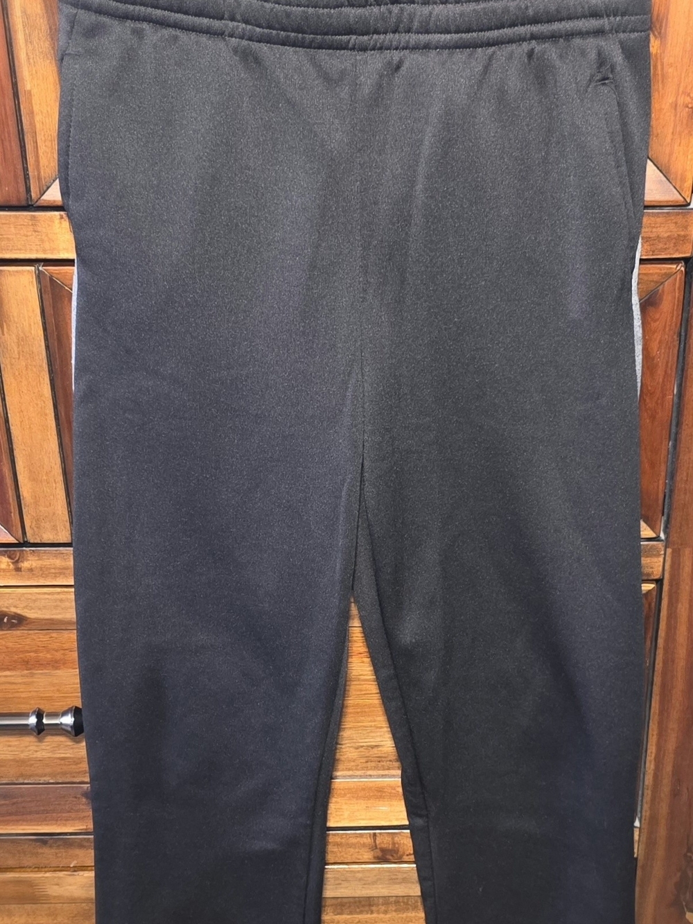 Tekgear Warm Tek Boy's Black Jogger Pants with Elastic Waist